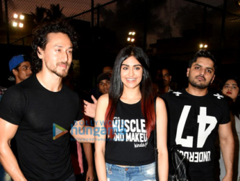Tiger Shroff and Adah Sharma at 'Super Soccer Tournament' finals
