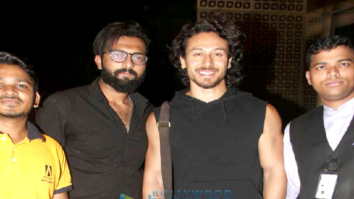 Tiger Shroff and his mother Ayesha Shroff snapped at the airport