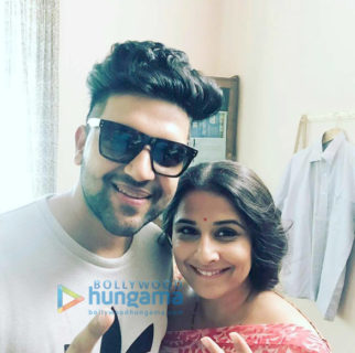 On The Sets Of The Movie Tumhari Sulu