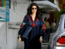 Twinkle Khanna snapped post a salon session in Juhu