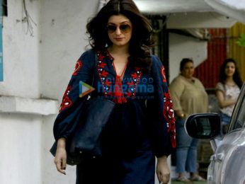 Twinkle Khanna snapped post salon session in Juhu