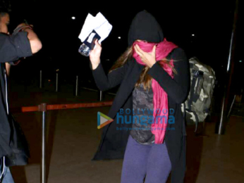 Uday Chopra and Nargis Fakhri snapped at the airport