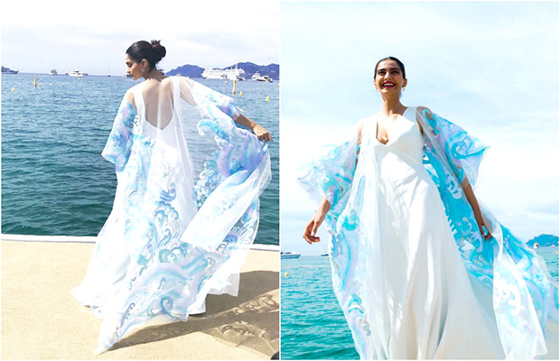 Watch Sonam Kapoor is a vision in white against a serene backdrop on the beach at Cannes 2017-4