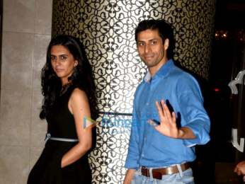Zaheer Khan and Sagarika Ghatge's engagement bash in Mumbai