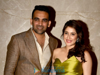 Zaheer Khan and Sagarika Ghatge's engagement bash in Mumbai