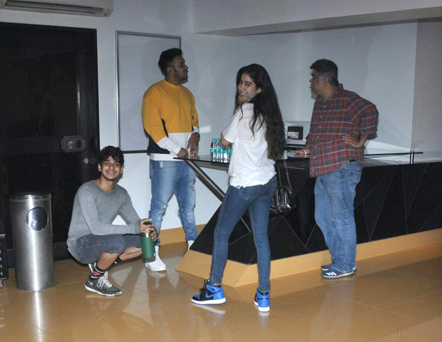 Check out: Sridevi's daughter Jhanvi Kapoor and Shahid Kapoor's brother Ishaan Khattar make it a movie night