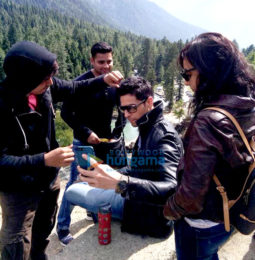 On The Set Of Movie Aiyaary