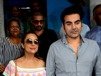 Arbaaz Khan, Malaika Arora and family snapped post lunch at Olive