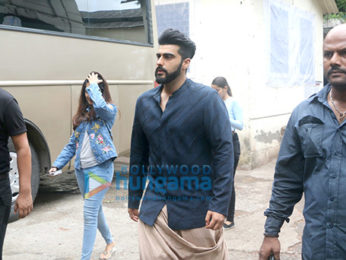 Arjun Kapoor, Anil Kapoor and Sonakshi Sinha snapped on the sets of Nach Baliye