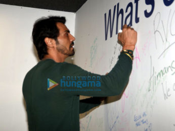 Arjun Rampal launches the Daddy song at the Facebook Office