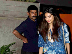 Athiya Shetty snapped post dinner in Bandra