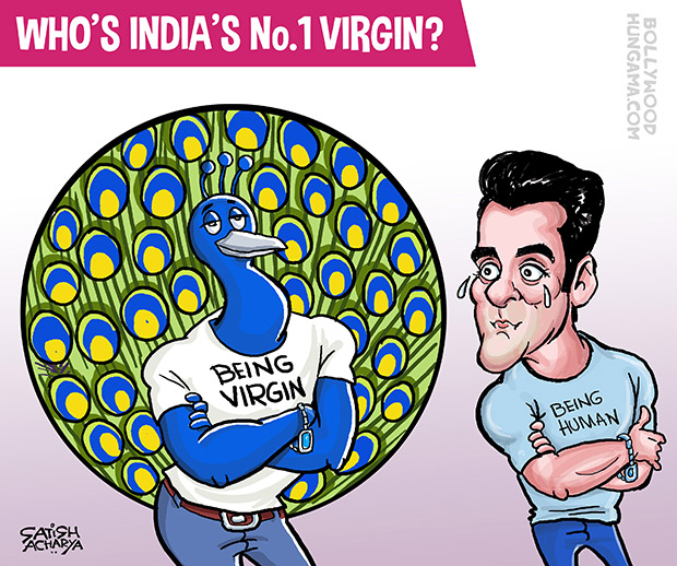 Bollywood Toons Salman Khan faces stiff competition!
