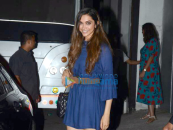 Deepika Padukone snapped post ad shoot in Mumbai today