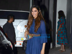 Deepika Padukone snapped post ad shoot in Mumbai