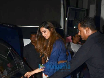 Deepika Padukone snapped post ad shoot in Mumbai today