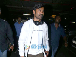 Dhanush and Mira Rajput snapped at the airport