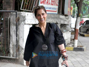 Dimple Kapadia snapped post a salon session