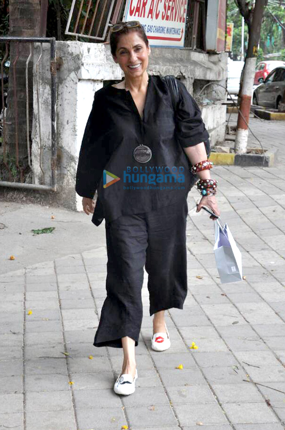 dimple kapadia snapped post salon session 5