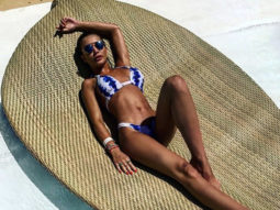 HOT! Amy Jackson flaunts her tanned body in blue bikini and we can’t stop raving about it