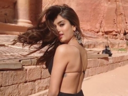 HOT! Nidhhi Agerwal flaunts her backless outfit while shooting a song for Munna Michael