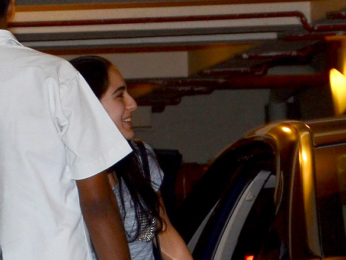 Harshvardhan Kapoor, Rhea Chakraborty and Sara Ali Khan snapped at Saif Ali Khan's and Kareena Kapoor Khan's house