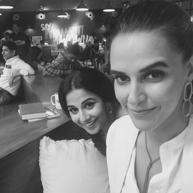Here’s a sneak peek at Neha Dhupia and Vidya balan’s look from of Tumhari Sulu