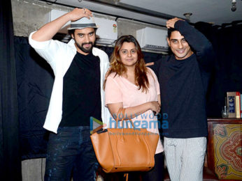 Jackky Bhagnani, Prateik Babbar and Gauahar Khan snapped post theatre play 'Riddles'