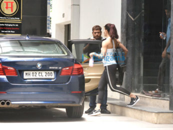 Jacqueline Fernandez snapped post her gym session in Bandra