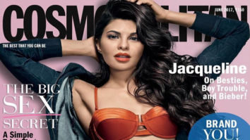 HOT! Jacqueline Fernandez sizzles in a bikini and denims on the cover of Cosmopolitan