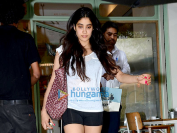 Jahnavi Kapoor snapped at The Kitchen Garden