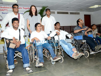 Kalki Koechlin interacts with special kids from NGO Adapt