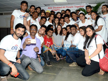 Kalki Koechlin interacts with special kids from NGO Adapt