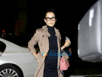 Kangna Ranaut snapped at the airport