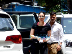 Kareena Kapoor Khan, Amrita Arora, Jahnavi Kapoor and others snapped post their gym session in Bandra