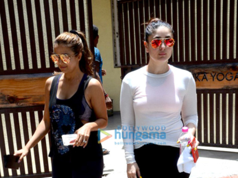 Kareena Kapoor Khan and Amrita Arora snapped post Yoga session in Bandra