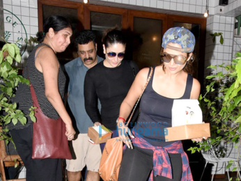 Kareena Kapoor Khan and Amrita Arora snapped post lunch at The Village Shop