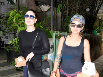 Kareena Kapoor Khan and Amrita Arora snapped post lunch at The Village Shop