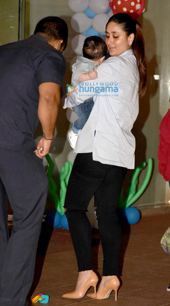 kareena kapoor khan and taimur ali khan snapped at tusshar kapoors son laksshyas birthday bash 6