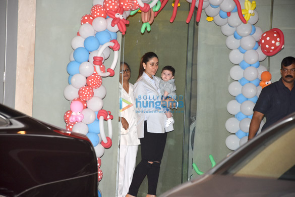 kareena kapoor khan and taimur ali khan snapped at tusshar kapoors son laksshyas birthday bash 7