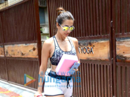 Malaika Arora snapped post her yoga session