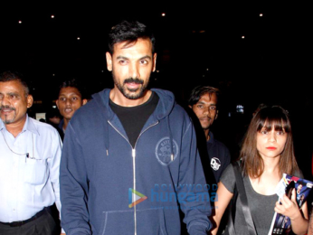 Malaika Arora, John Abraham and Twinkle Khanna snapped at the airport