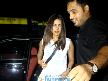 Priyanka Chopra & family snapped at the Hakkasan