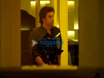Ranbir Kapoor, Aditya Roy Kapur and Varun Dhawan snapped post dinner at Karan Johar's house