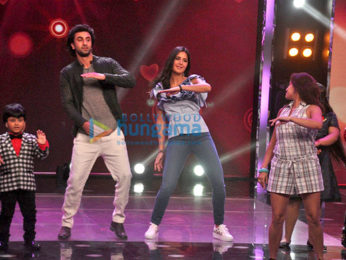 Ranbir Kapoor and Katrina Kaif promote their most awaited film Jagga Jasoos on the sets of the singing reality show ‘Sa Re Ga Ma Pa Lil Champ 2017’