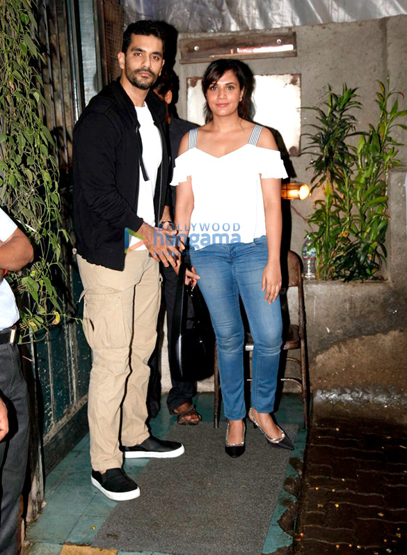 Richa Chadda and Angad Bedi snapped at Pali Village Cafe Richa Chadda and Angad Bedi snapped at Pali Village Cafe
