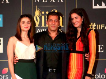 Salman Khan, Alia Bhatt and Katrina Kaif grace the press conference of 18th IIFA Awards 2017