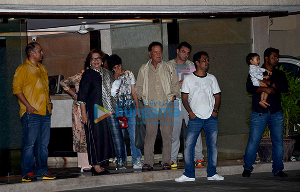 salman khan and family celebrate the being human cycle launch at arpitas house 2