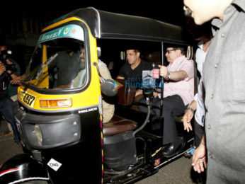 Salman Khan snapped taking a rickshaw ride after seeing off Katrina Kaif