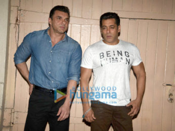 Salman Khan and Sohail Khan snapped at their film Tubelight's promotions