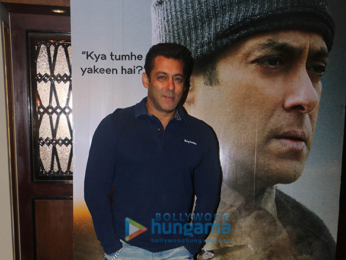 Salman Khan snapped during the promotions of his film 'Tubelight'